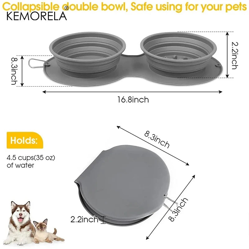 Dog Portable Bowl | Foldable Pet Bowl | Silicone Travel Bowl | Collapsible Dog Bowl | Cat Travel Bowl | Outdoor Pet Dish | Lightweight Pet Bowl | Compact Feeding Bowl | Camping Dog Bowl | Travel Pet Feeder