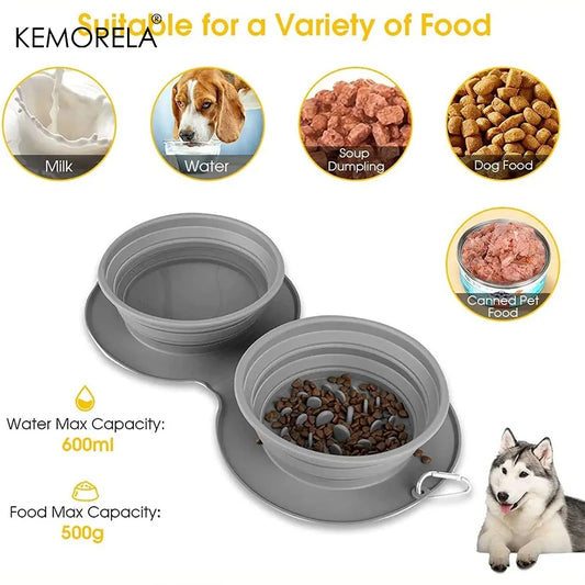Dog Portable Bowl | Foldable Pet Bowl | Silicone Travel Bowl | Collapsible Dog Bowl | Cat Travel Bowl | Outdoor Pet Dish | Lightweight Pet Bowl | Compact Feeding Bowl | Camping Dog Bowl | Travel Pet Feeder