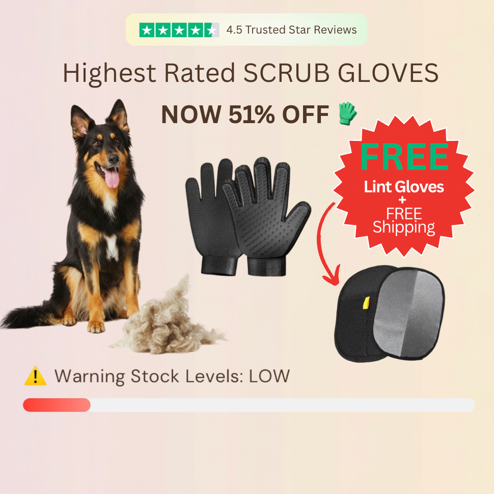 PETGLOW™ Scrub Gloves